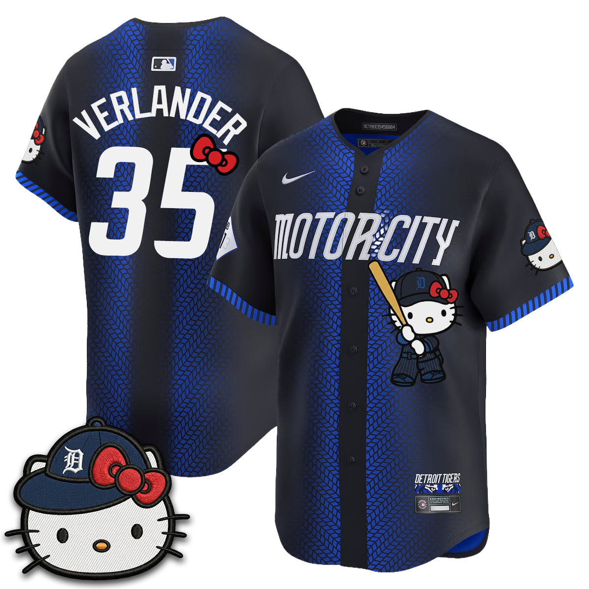 Detroit Tigers x Meow KT Edition Vapor Limited Jersey - Stitched