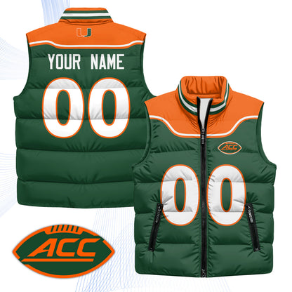 MIA 2001 Throwback Custom Puffer Vest - Printed