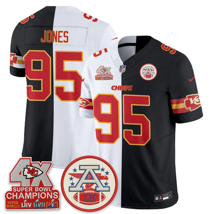 Kansas City Chiefs Split Edition Vapor Jersey - Stitched