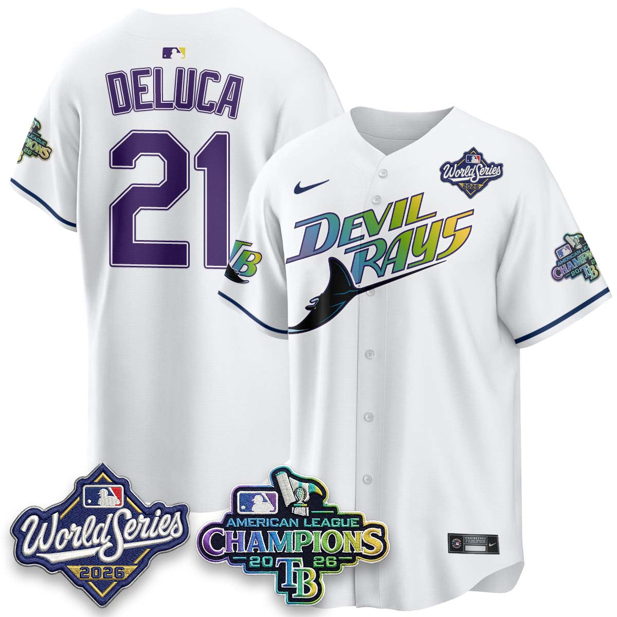TB 2026 AL Champions Limited White Edition - Stitched