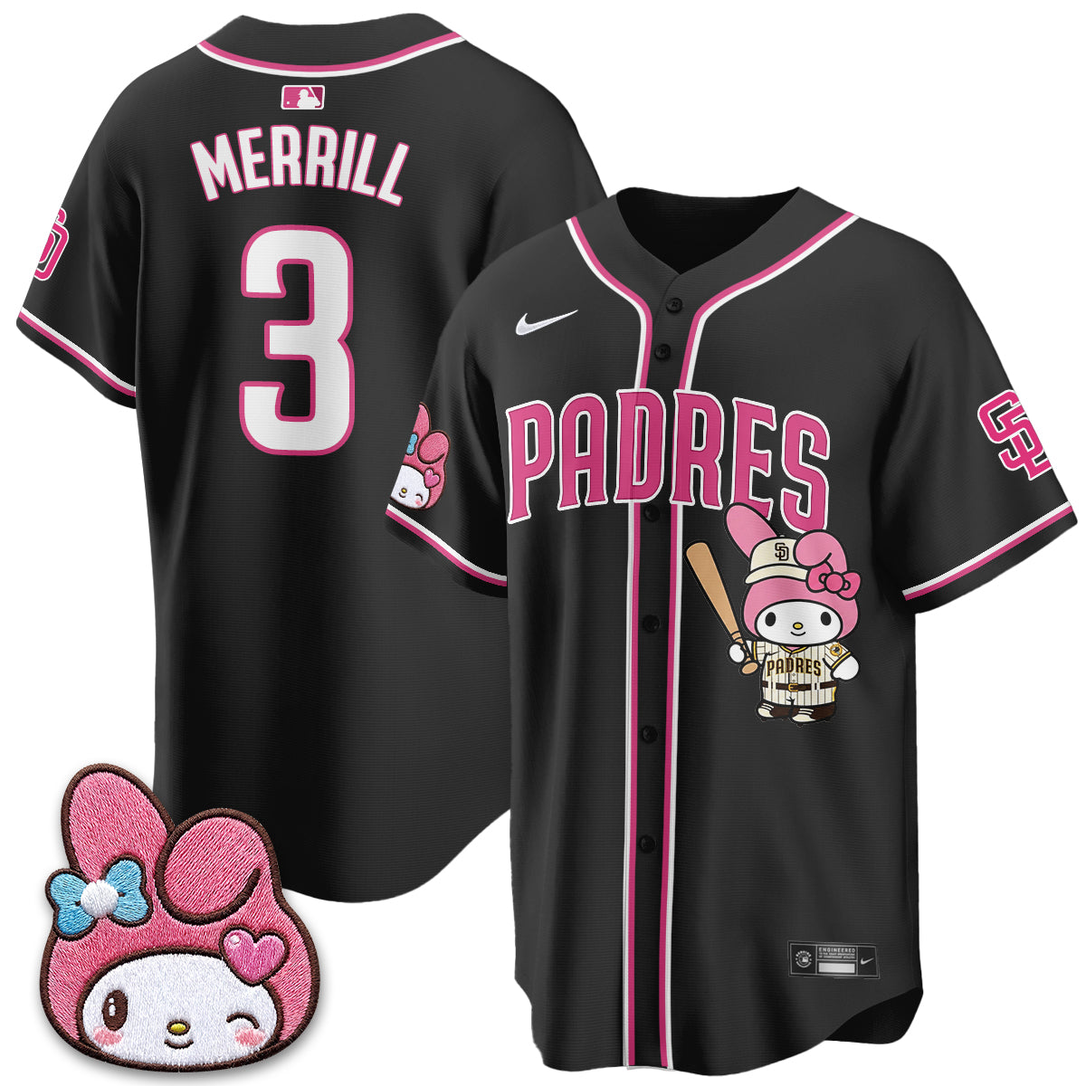 SD x Pink Sanrio Friend Vapor Jersey - Stitched
