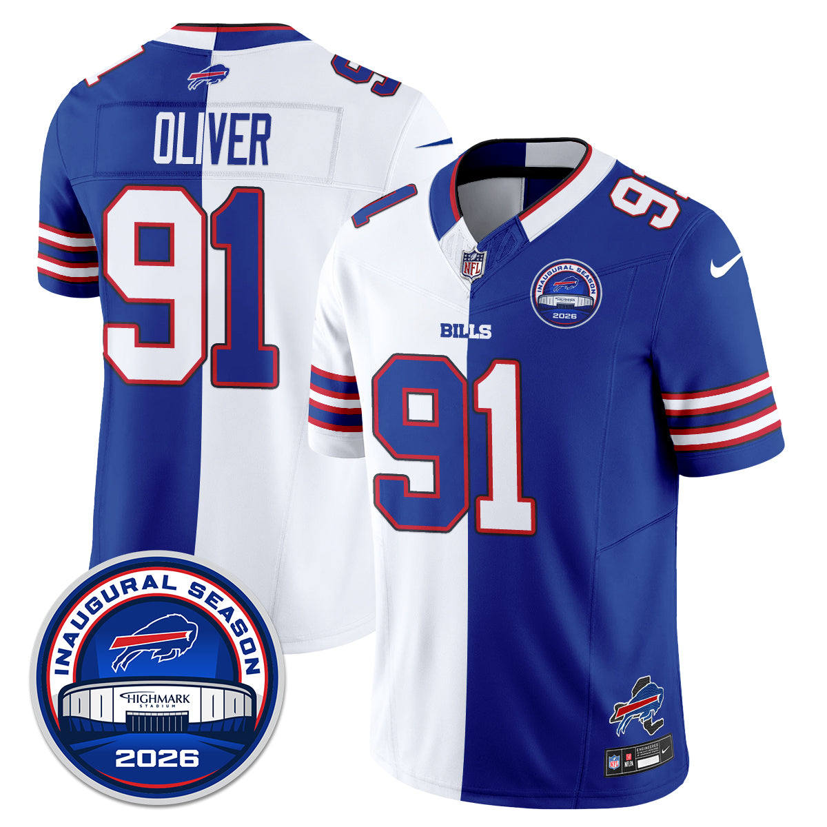 Buffalo Bills 2026 Split Edition Vapor Jersey - Stitched
