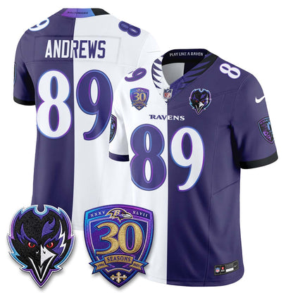 Baltimore Ravens The Next Flight Split Vapor Jersey - Stitched