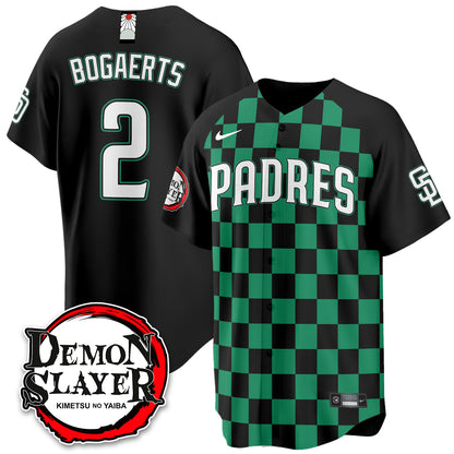 San Diego Padres Demon Slayer Vapor Limited Jersey - Stitched