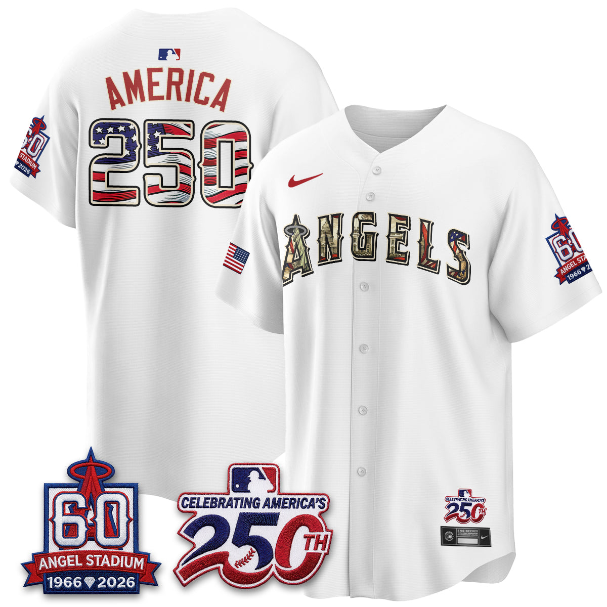 LAA 2026 Independence Day USA Vapor Limited Jersey - Stitched