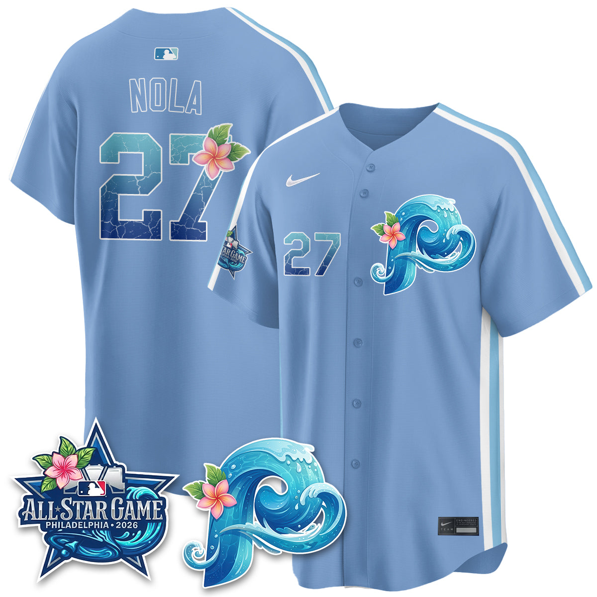 Philadelphia Phillies Aloha Spirit Vapor Limited Jersey - Stitched