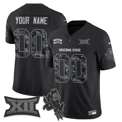 ASU 2026 Salute to Service Vapor Custom Jersey - Stitched