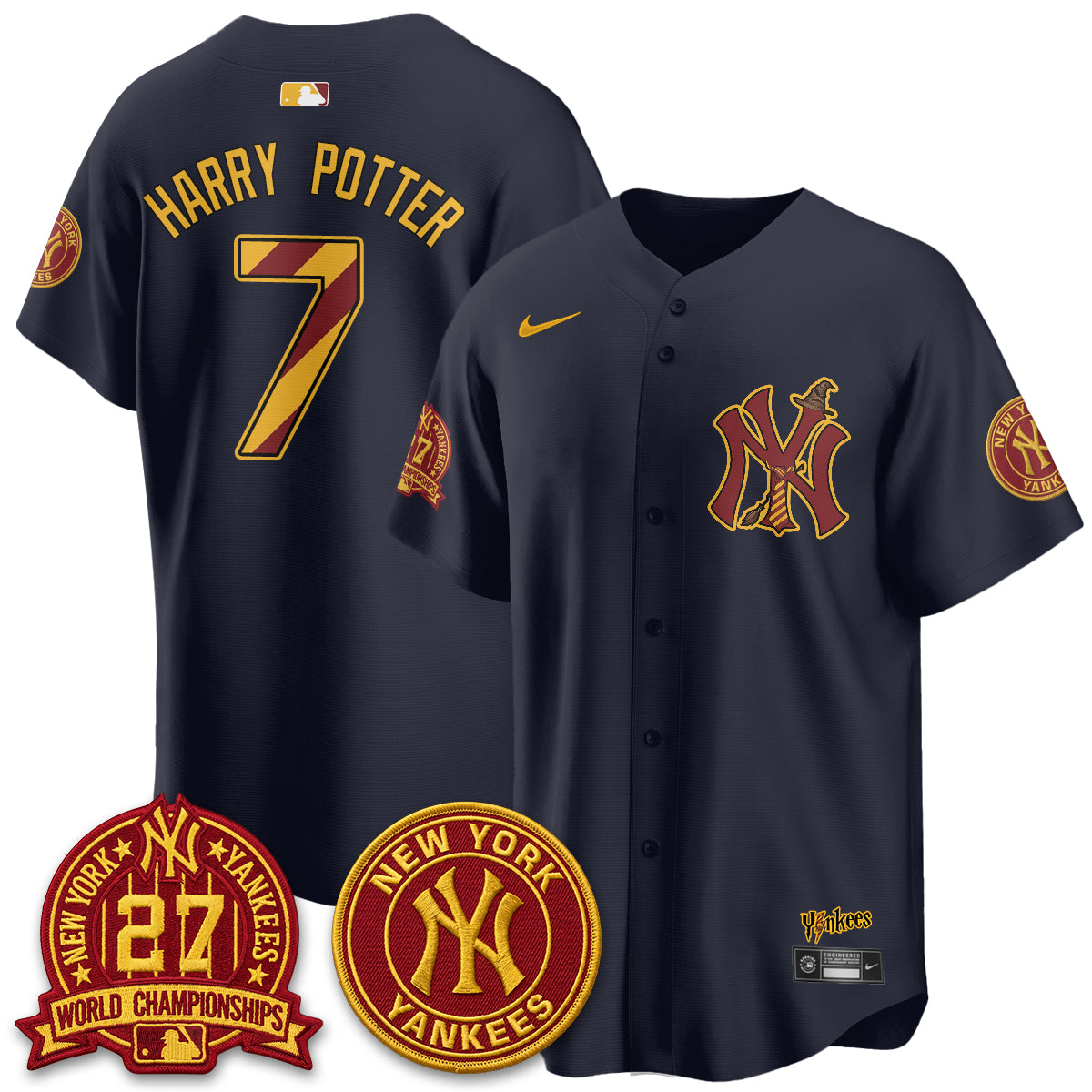 New York Yankees x HP 25 Years of Magic Vapor Limited Jersey - Stitched