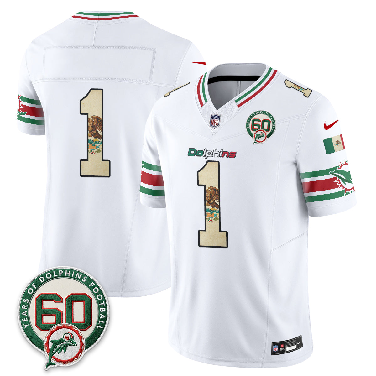 MIA Mexico Edition Vapor Jersey - Stitched