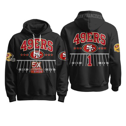 SF 5X SB Fleece Hoodie - Printed