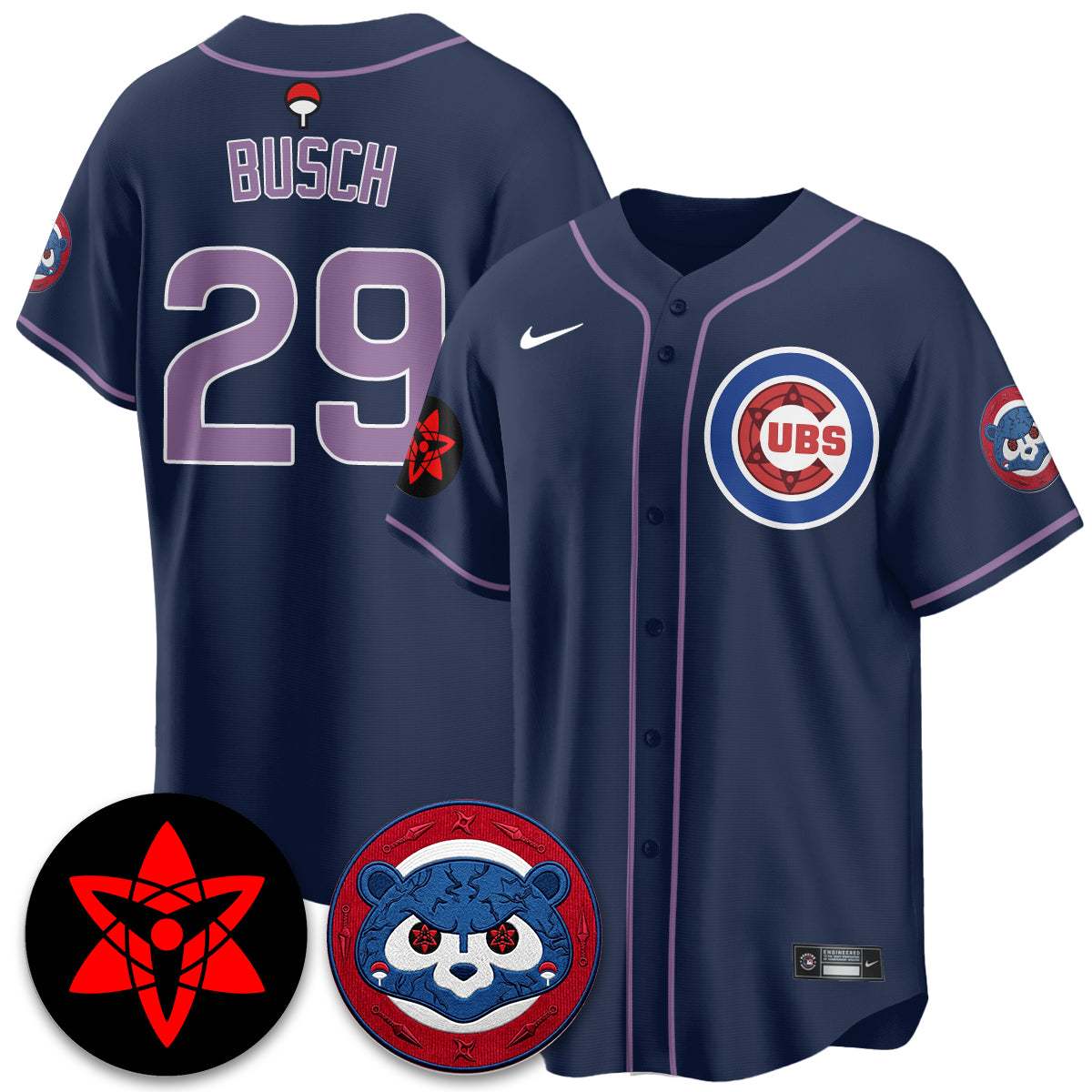 Chicago Cubs Uchiha Sasuke Vapor Limited Jersey - Stitched