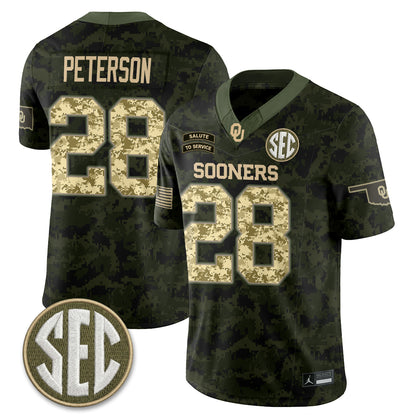 OU 2026 Salute to Service Vapor Jersey - Stitched