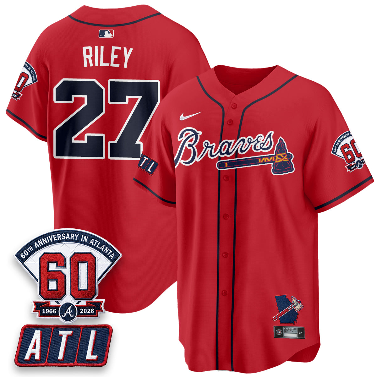 ATL 2026 60th Anniversary Vapor City Connect Limited Jersey - All Stitched