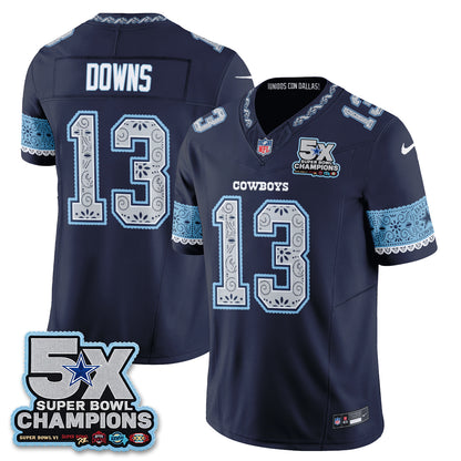 Dallas Cowboys 2026 Hispanic Month Edition Vapor Jersey - Stitched