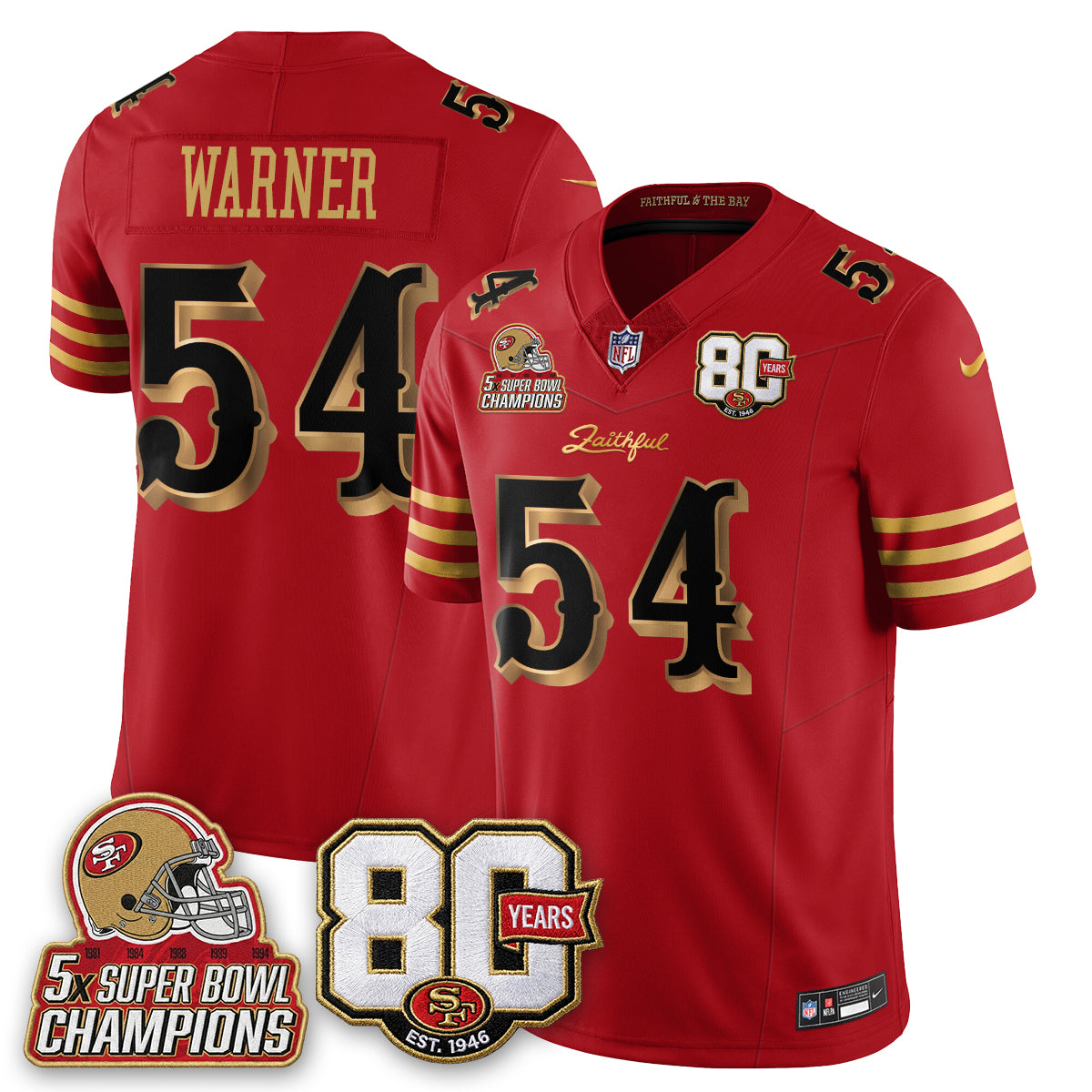 SF 80 Years & 5X Champs Rivalries Edition - Stitched (2)