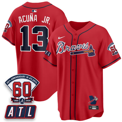 ATL 2026 60th Anniversary Vapor City Connect Limited Jersey - All Stitched