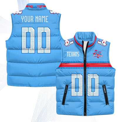 HOU 2026 Rivalries Custom Puffer Vest - Printed