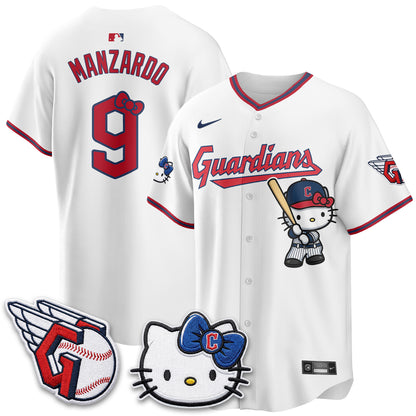 Cleveland Guardians x Meow KT Vapor Jersey - Stitched