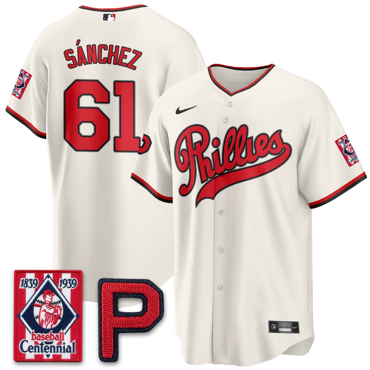 Philadelphia Phillies 2026 Field of Dreams Stadium Vapor Jersey - Stitched