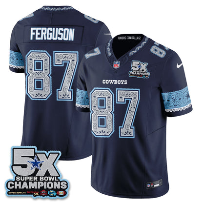 Dallas Cowboys 2026 Hispanic Month Edition Vapor Jersey - Stitched