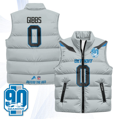 DET Xmas 2026 Rivalries Puffer Vest - Printed