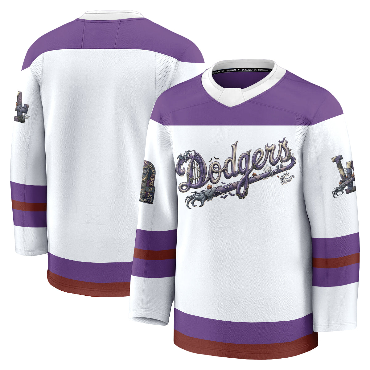 LAD Nightmare Halloween Edition Hockey Jersey - Printed