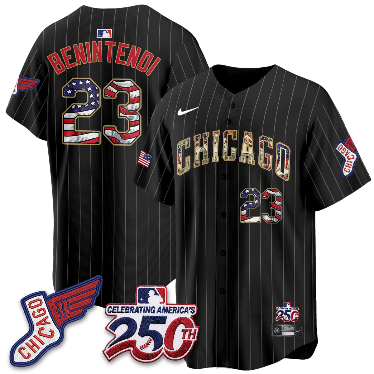 Chicago White Sox 2026 Independence Day USA Vapor Jersey - Stitched
