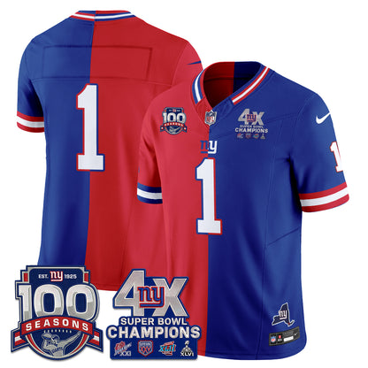 NYG 4X SBowl Split Limited Edition - Stitched (2)