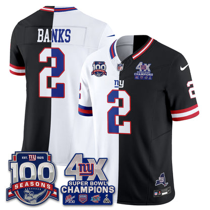 NYG 4X SBowl Split Limited Edition - Stitched (2)