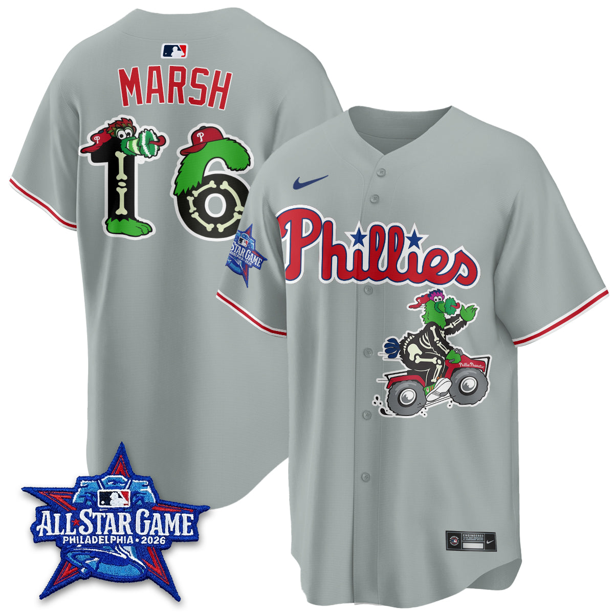 PHI Skeleton Edition Vapor Jersey - Stitched