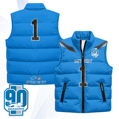 DET Xmas 2026 Rivalries Puffer Vest - Printed