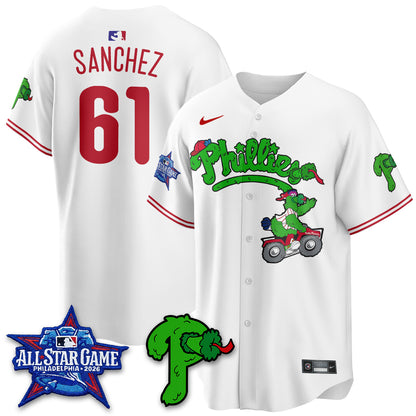 Philadelphia Phillies Phanatic Vapor Limited Jersey V2- Stitched