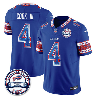 BUF Xmas Edition Vapor Jersey - Stitched