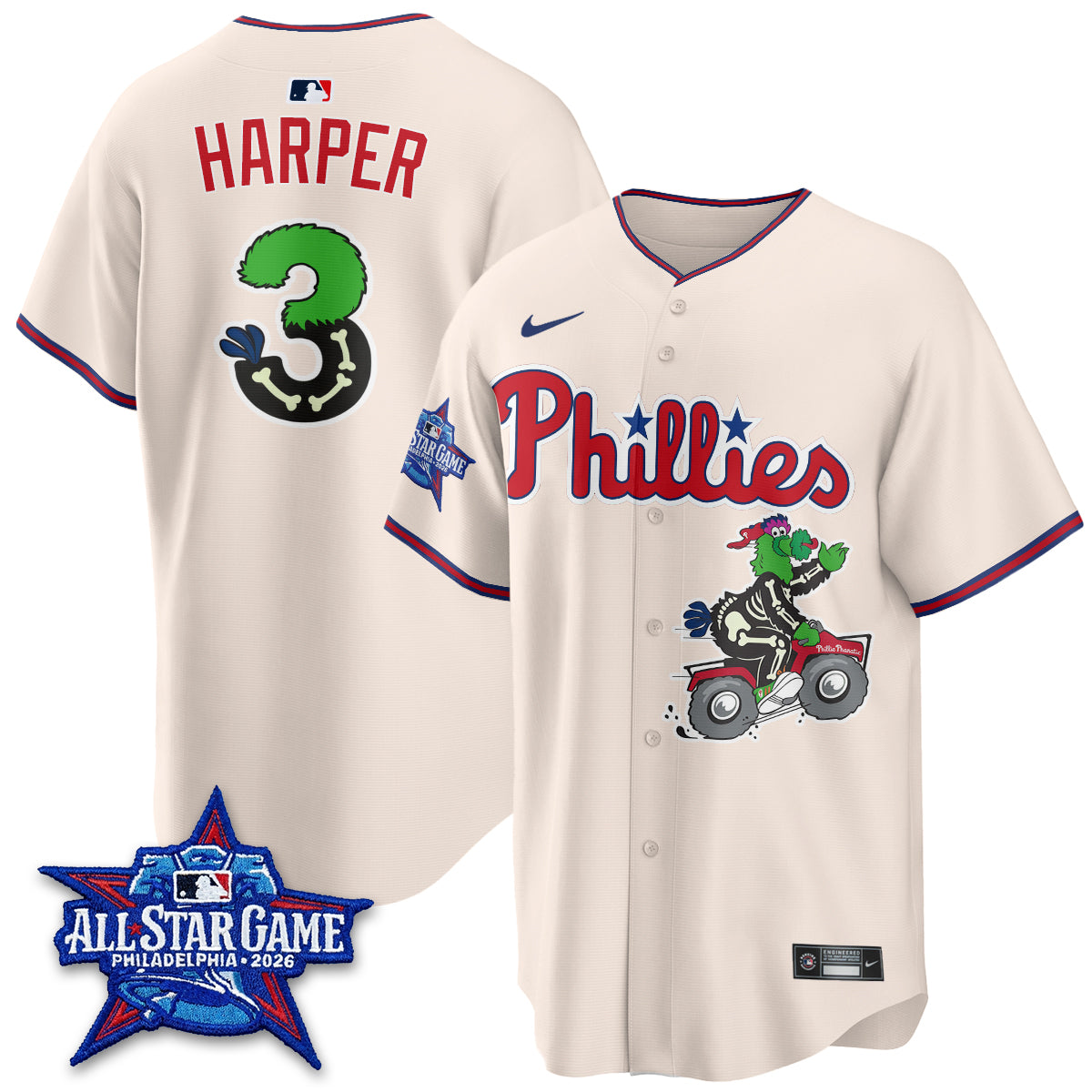 PHI Skeleton Edition Vapor Jersey - Stitched