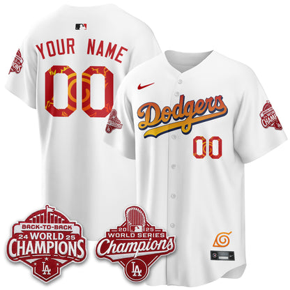 Los Angeles Dodgers x The Knucklehead Ninja Vapor Custom Jersey - Stitched