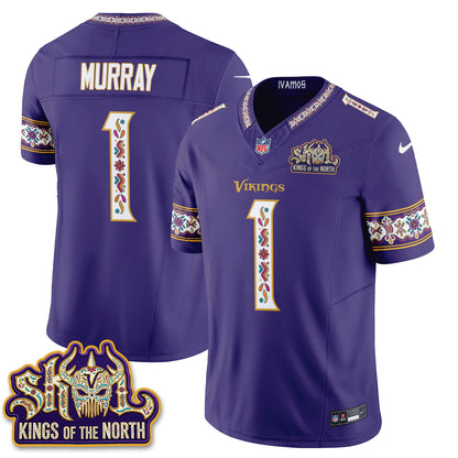 Minnesota Vikings  Latino Heritage Month Vapor Jersey - Stitched
