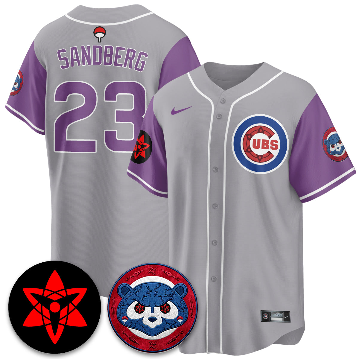 Chicago Cubs Uchiha Sasuke Vapor Limited Jersey - Stitched