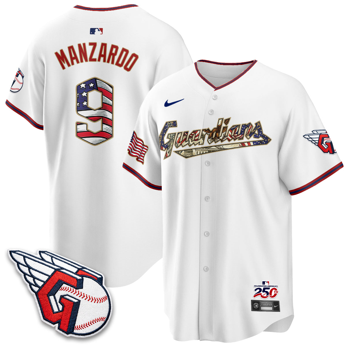 CLE 2026 Independence Day USA Vapor Jersey - Stitched
