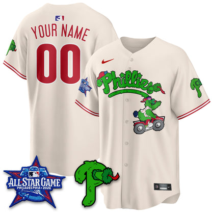 Philadelphia Phillies Phanatic Vapor Limited Custom Jersey V2- Stitched