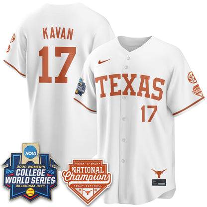 TEX Softball 2026 World Series (WCWS) Vapor Premier Limited Jersey - B2B Champs - Stitched