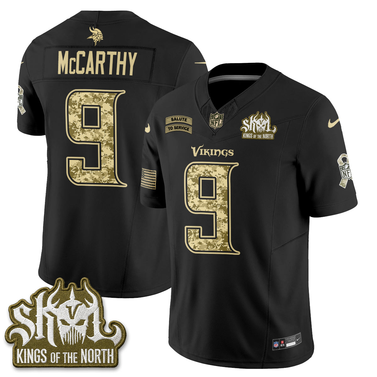 MIN 2026 Salute to Service V2 Vapor Jersey - Stitched