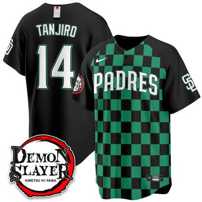 San Diego Padres Demon Slayer Vapor Limited Jersey - Stitched