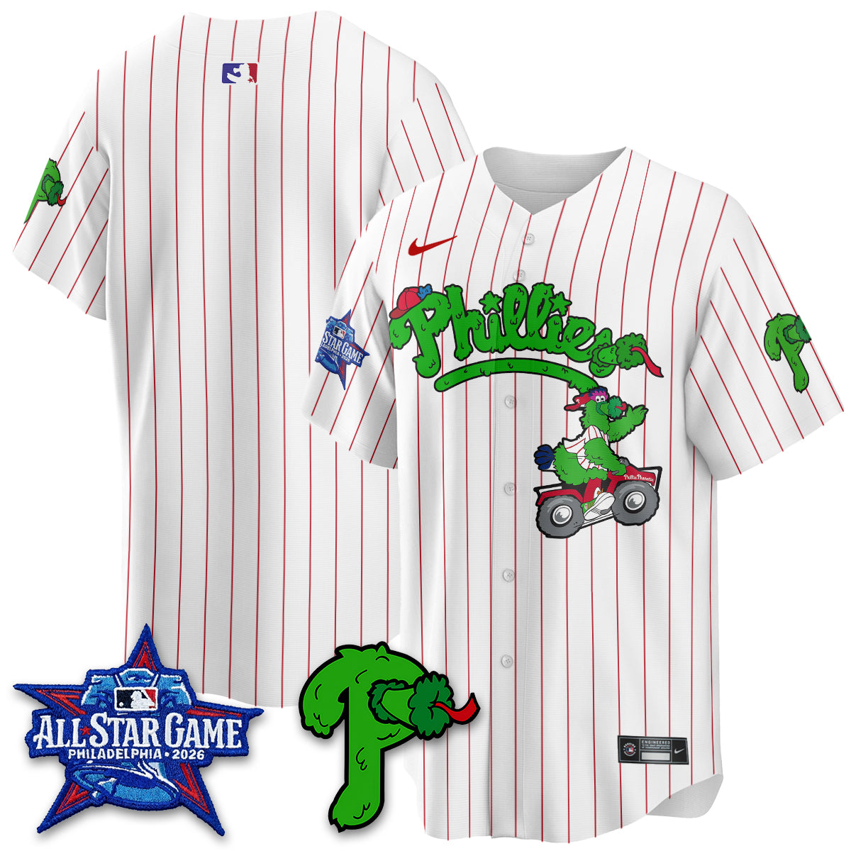 Philadelphia Phillies Phanatic Vapor Limited Jersey V2- Stitched