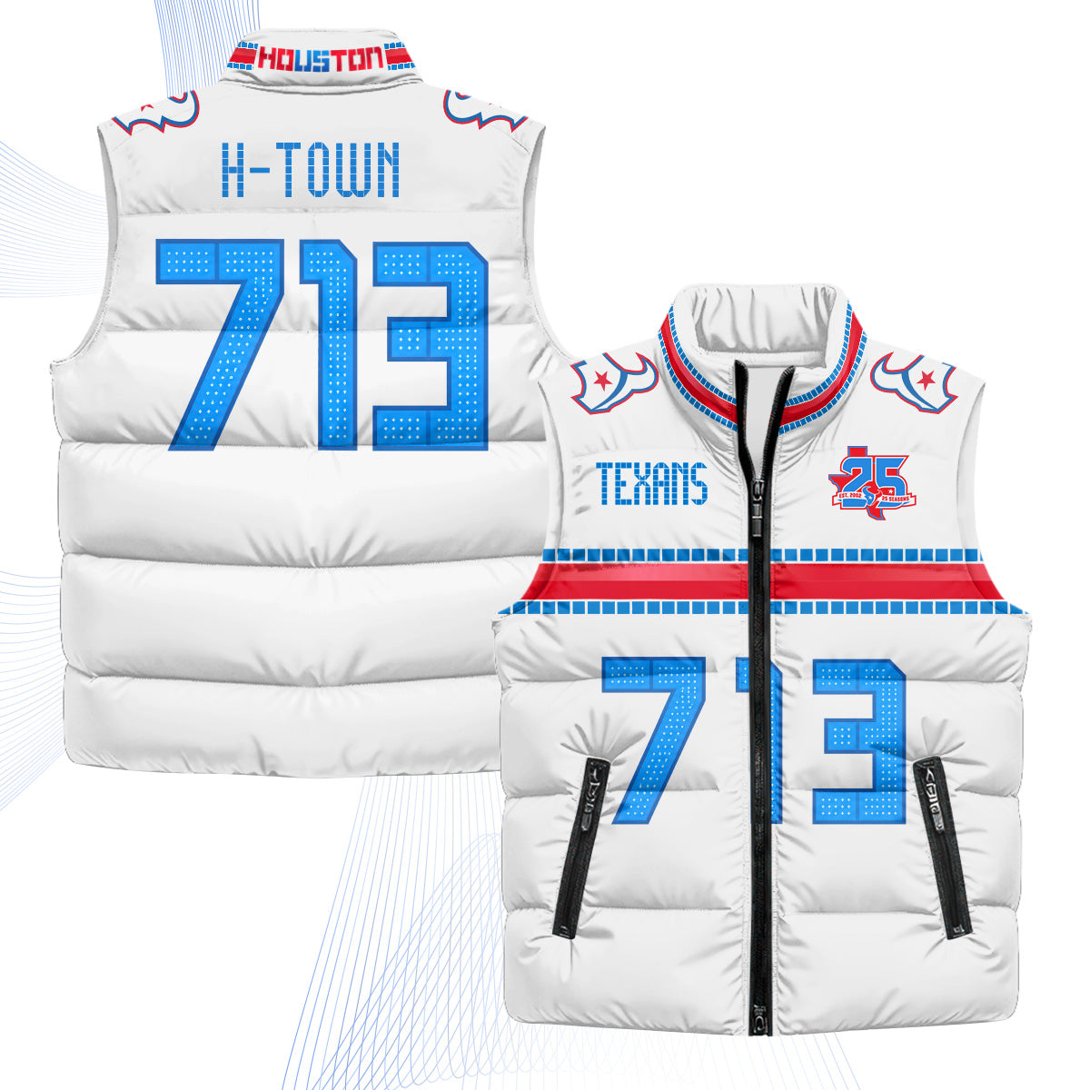 HOU 2026 Rivalries Puffer Vest - Printed