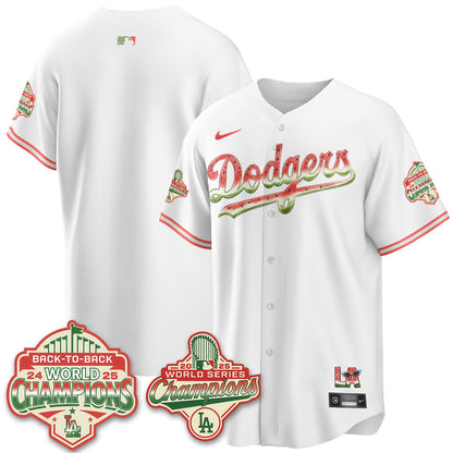 Los Angeles Dodgers National Watermelon Day Vapor Jersey - Stitched