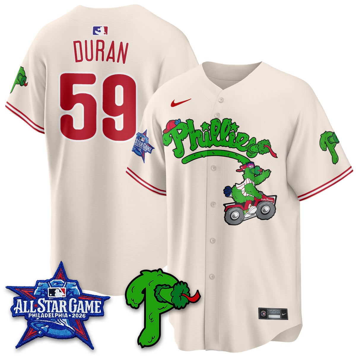 Philadelphia Phillies Phanatic Vapor Limited Jersey V2- Stitched