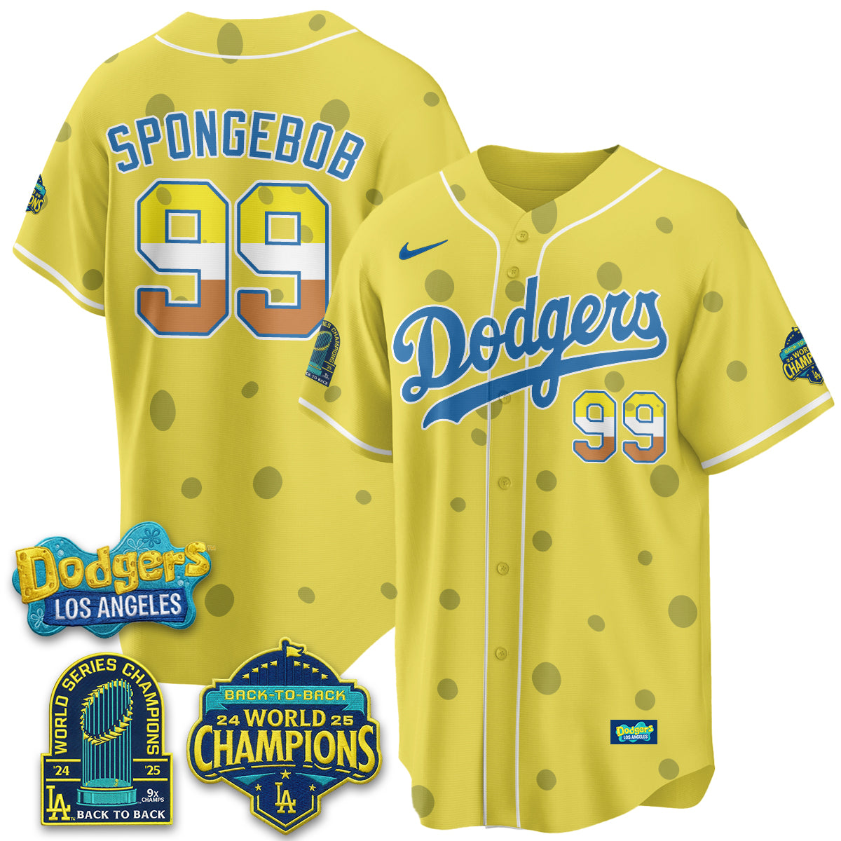 Los Angeles Dodgers x SBSP Vapor Jersey - Stitched