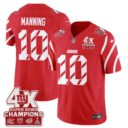 NYG  Xmas Edition Vapor Jersey - Stitched