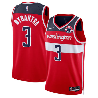 WAS 2026 Basketball Draft Pick #1 Vapor Jersey - Stitched