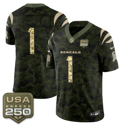 CIN 2026 Salute to Service Vapor Jersey - Stitched